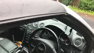 My 2004 Audi A4 cabriolet 1.8t start up and rev