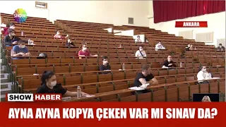 Ayna ayna kopya çeken var mı sınavda?