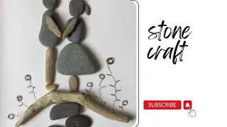 How to create beautiful craft with natural stone#fashionwithayesha