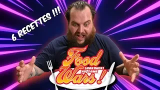 JE VOUS FAIS 6 RECETTES FOODWARS EN 1 VIDEO !