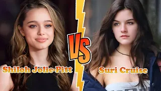 Shiloh Jolie-Pitt (Brad Pitt's Daughter) VS Suri Cruise  Transformation ★ From Baby To 2024