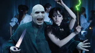 Wednesday dances with Voldemort