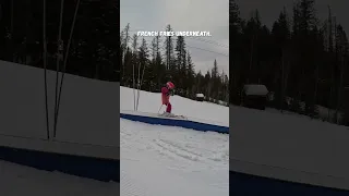 4 Year Old Skis Park In Fernie, British Columbia #cute #father #family