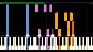 Prelude and Fugue in C minor - BWV 546 - J.S. Bach - Synthesia HD 60 fps