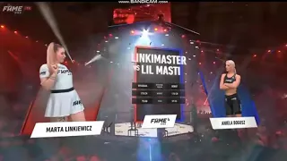 Fame mma 4 Linkiewicz vs Lil masti walka o pas