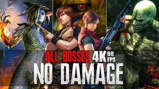 【4K60ᶠᵖˢ】GAME OF OBLIVION ALL BOSSES | NO DAMAGE | Resident Evil Darkside Chronicles with CUTSCENES