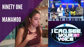 I can see your voice 6 (Ep.9) - NINETY ONE & MAMAMOO | Reaction