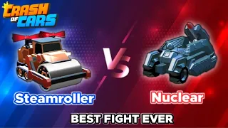 Steamroller VS Nuclear - Crash Of Cars (ft. flash )
