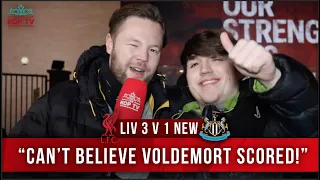 LIVERPOOL 3-1 NEWCASTLE | 'I CAN'T BELIVE VOLDEMORT SCORED!' |   @jamesredmondtv | Fan Cam