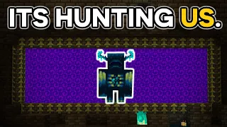 Minecraft - The Warden Is HUNTING US...