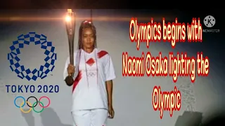 Olympics begins with Naomi Osaka lighting the Olympic