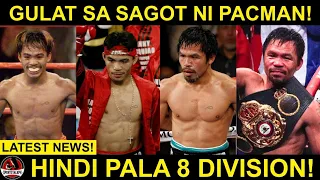 Pacquiao sinabi ang RECORD niya na mahirap BASAGIN! Hindi pala ang 8 Division Champion!