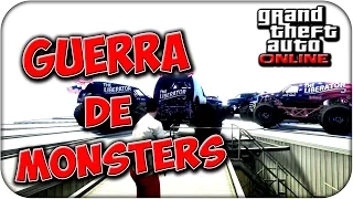 GTA V PS4 - Guerra de Monsters en la Azotea!! - GTA 5 ONLINE