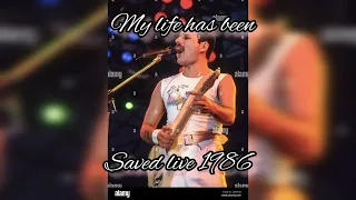 queen my life has been saved Arquest live 1994