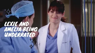 Lexie and Amelia being underrated for almost 2 minutes