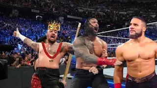 New Tribal Chief Solo Sikoa attack Roman Reigns ! Roman Reigns vs Solo Sikoa Match