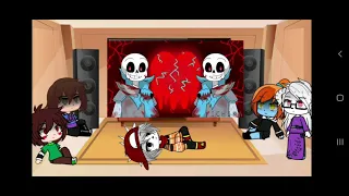 UnderTale реакция на meme про Сансачасть 1 Gacha Club