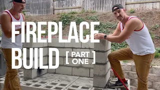 DIY Outdoor Fireplace | Block and Mortar