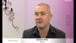 euronews interview - Damien Hirst on art sharks and cash cows