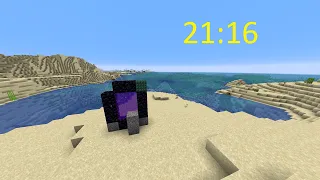 PRAWIE Rekord Polski... Minecraft Speedrun RSG 1.16.1(21:16)