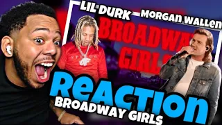 Lil Durk - Broadway Girls ft Morgan Wallen (REACTION!!!) Fire COLLAB!!