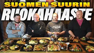 Suomen suurin ruokahaaste | 20 ravintola-annosta ft. Setämiehet