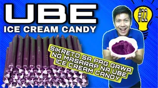 SOFT UBE ICE CANDY WITH COSTING | ISA SA PINAKA MASARAP NA UBE ICE CANDY | IDEAng PINOY TV #22