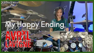 My Happy Ending - Avril Lavigne || Drum Cover by KALONICA NICX