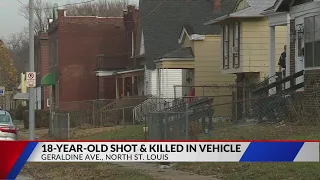 18-year-old shot and killed in vehicle