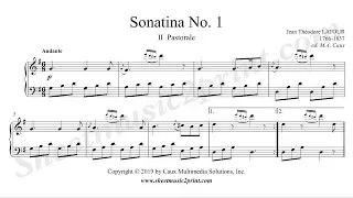 Latour : Sonatina No. 1 (2/3 : Pastorale)