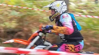 KTM Team Paparazzi Enduro Rider Number 358 A.Mcdonald @ BonAcord MCC Craiglash Enduro Sunday 2023