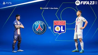 FIFA 23 - PSG vs Olympique Lyonnais | Parc de Princes Full Match | PS5™ Gameplay [4K60]