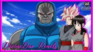 CHICHI BLACK & GOKU BLACK REACT: JUSTICE LEAGUE + DRAGONBALL Z