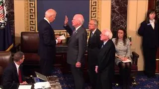 Senator Leahy Is Sworn In As President Pro Tempore Of The United States Senate