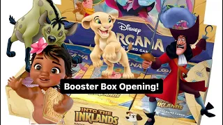 Disney Card Game Lorcana Chapter 3 Into the Inklands Booster Box Opening Enchanted Interesting Pulls