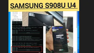 HOW TO S22 TOKEN FLASH & DEBUG FLASH SAMSUNG S22 Ultra S908U U4  BIT-4 #QUALCOMM MODE S908U U4