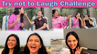 Try not to Laugh Challenge | Hira Faisal | Fatima Faisal | Iqra Kanwal