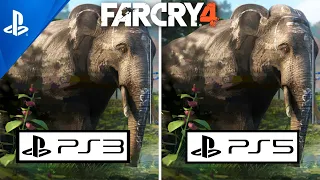 Far Cry 4 PS5 VS PS3 Graphics Comparison Gameplay 4K/PlayStation 5 VS PlayStation 3