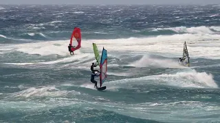 Philip Koster, Marino, Liam Pons 35-40knots Pozo Raw Footage- 9th of august 2022