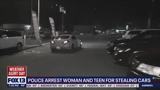 Police arrest woman and teen for stealing cars in Auburn | FOX 13 Seattle