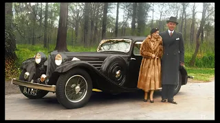 1930s-1940s USA: Rare Scenes of Vintage Cars and Their Owners - Color Restoration