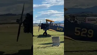 Boeing Stearman startup