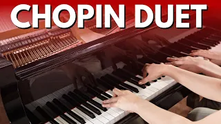 4 Hands Piano | Chopin Etude Op. 10 No. 12 (Revolutionary)