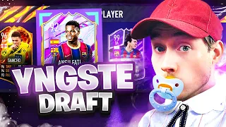 Den YNGSTE Draften Du Har Sett på FIFA 21👶 | Draft Challenge