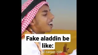 Fake Aladdin singing 'A whole new world' #shorts #ktls #meme #yes #aladdin