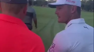 Bryson Dechambeau giving WISDOM