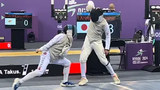 Riyadh Junior World Championships 2024 JMF - L128 - Tanaka Takushin JPN v Marcos Cano Acevedo PUR