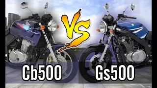 Comparativo: Cb500 x Gs500 - Qual escolher ??