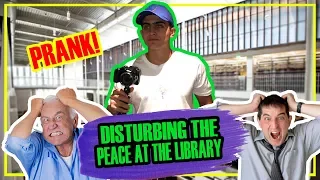 Disturbing The Peace In The Library Prank! | HJ TV OFFICIAL