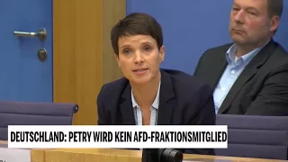 Frauke Petry zieht nicht für AfD in den Bundestag ein